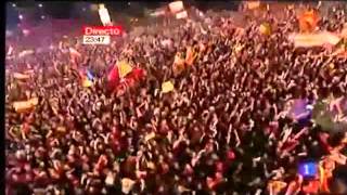 David Bisbal  "Waving flag" Celebración del Mundial 2010