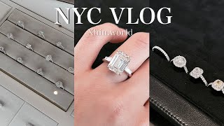 Living in New York | About my Engagement Ring💍 | Ring Tour | Graff | Harry Winston | Tiffany&Co