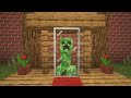 How To Trap A Creeper Inside A Glass Box! (EASY)