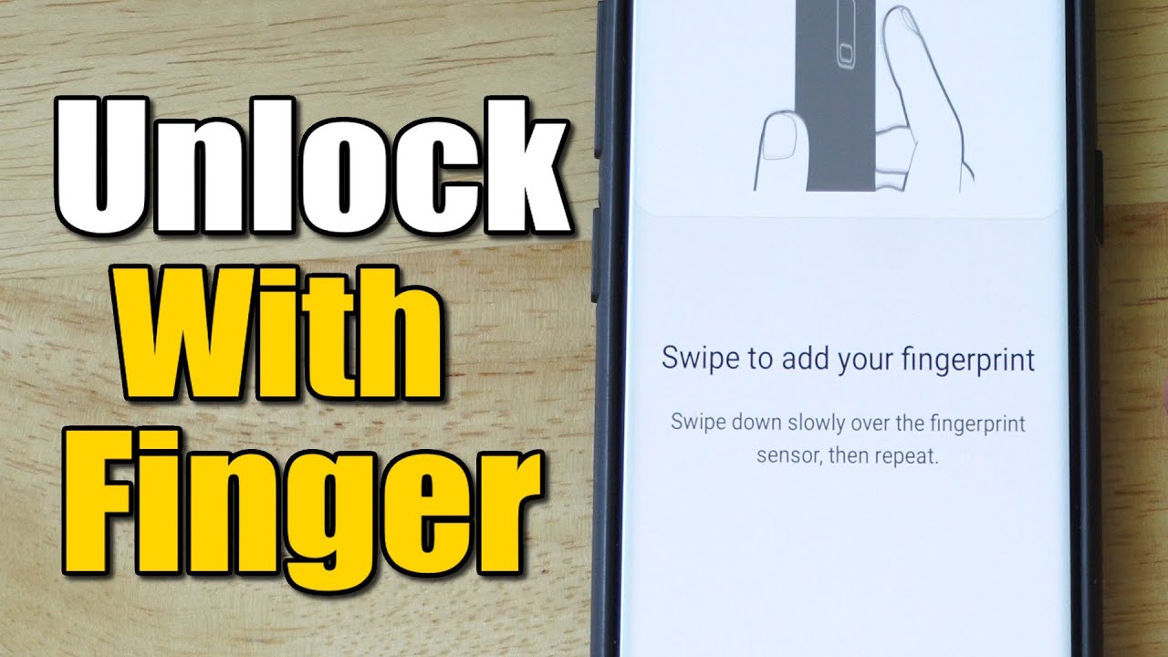 How to Setup Fingerprint unlock for Android Phone (Security Setting ...