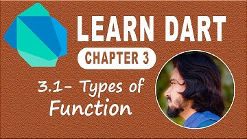 3.1 Types of Function in Dart Programming Language | Functions | Learn Dart Language | Dart Course