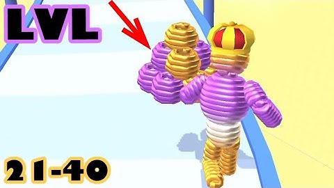 Rope Man - LVL 21-40 - Gameplay Walkthrough