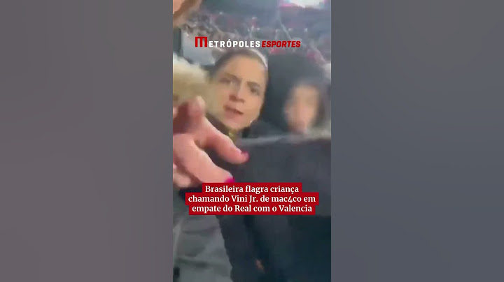 Na Espanha, brasileira flagra criança chamando Vini Jr de "m4caco" em jogo Valencia x Real Madrid