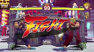 スト4 リュウVSケン(CPU:Hardest) ウルトラストリートファイター4