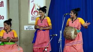 Folk song: 1st Prize- Nishitha. P and team, Ajanoor CDS, kasaragod
