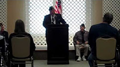 Veterans Day Ceremony at the Christian Healthcare Center in Wyckoff, NJ - 11/11/2013