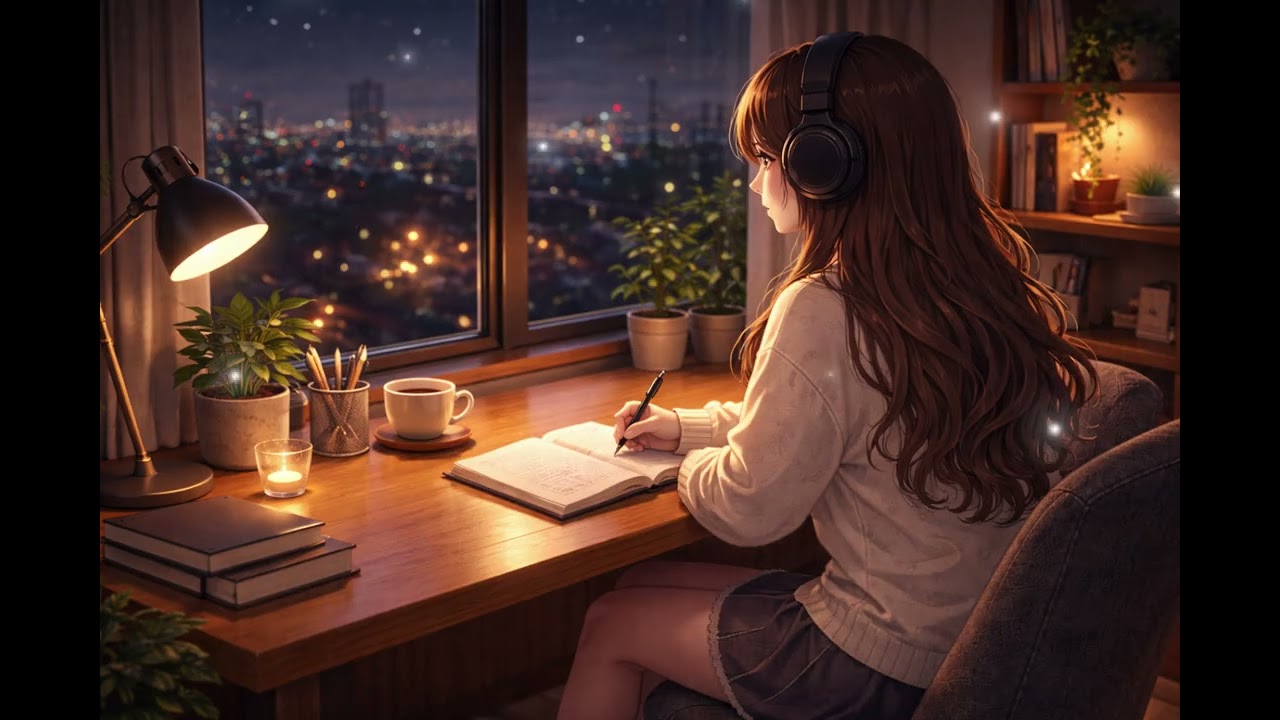 A Peaceful Night to Think and Study 📖🌙