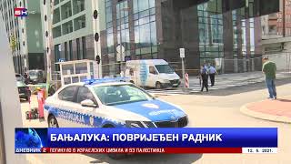 Radnik pao sa 20 metara visine - Banjaluka (BN TV 2021) HD Radnik pao sa 20 metara visine - Banjaluka (BN TV 2021) HD