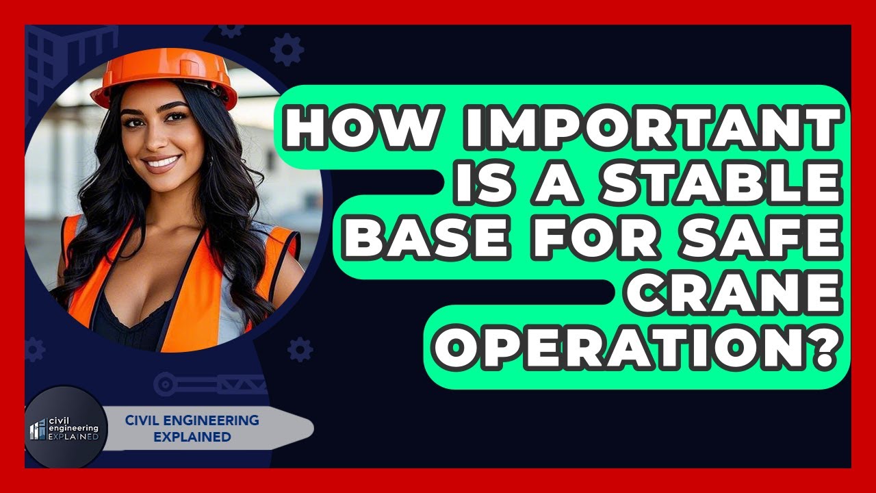 How Important Is A Stable Base For Safe Crane Operation? - Civil Engineering Explained