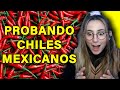 🇲🇽 PROBANDO CHILES MEXICANOS🌶️ EL MAS PICANTE DE TODOS! MI REACCION! Parte 1