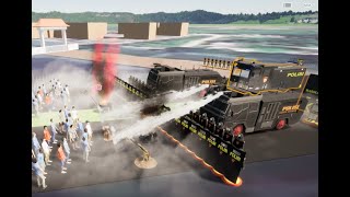 GAMEPLAY DIGITAL TACTICAL FLOOR GAME (TFG) / TACTICAL WALL GAME POLDA SUMATERA SELATAN - SEKENARIO 3 screenshot 1