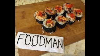 Запечённый ролл с крабовыми палочками: рецепт от Foodman.club Запечённый ролл с крабовыми палочками: рецепт от Foodman.club