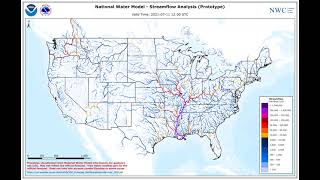 National Water Model Streamflow Analysis - July 2021