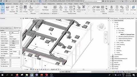 04 - Revit MEP Modelling visibility graphic based on discipline