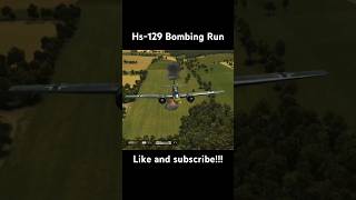 Hs-129 Bombing Run