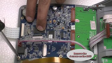 Technical of TA300_04-Changing the Keypad PCB Board