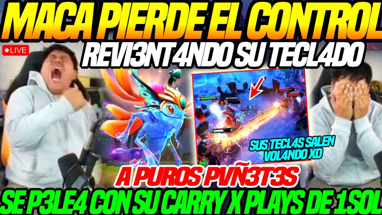 😲MACARIUS PIERDE los P4PELES😲R3VENT4NDO su TECL4DO a PVÑET3S, se PELE4 con su HC x hacer PLAYS 1 sol