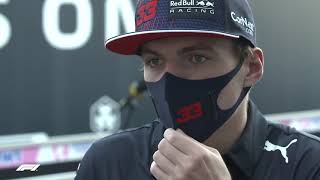 Max Verstappen's Post Race Interview... | Italian GP