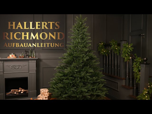 HALLERTS® Spritzguss Weihnachtsbaum Edeltanne Richmond Aufbauanleitung