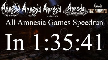 [ World Record ] ALL Amnesia Games SPEEDRUN in 1:35:41 (Any%)