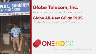 Globe All-New GPlan PLUS Digital Ad Q4 2025 15s (Philippines) [HD/ST]