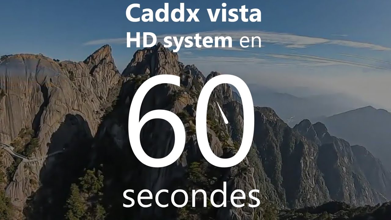 Caddx vista HD system en 60 secondes - YouTube