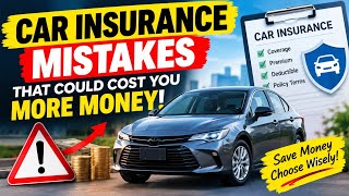 Details Car Insurance Mistakes That Could Cost You More Money | What You Need to Know Before Buying  Guide