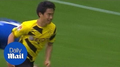Borussia Dortmund 2-0 Eintracht Frankfurt: Aubameyang and Kagawa goals - Daily Mail