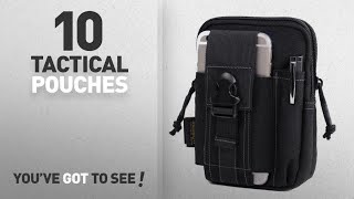 Top 10 Tactical Pouches [ 2018 Best Sellers ]: Reebow Gear Tactical Molle EDC Pouch Utility Gadget