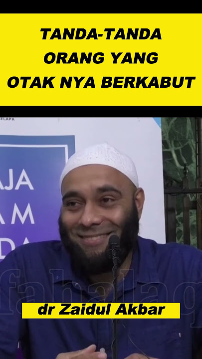 Gampang Lupa Susah Ingat || dr Zaidul Akbar