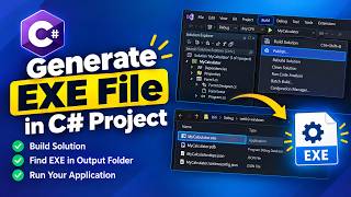 How to Create a Single EXE File in C# .NET | Visual Studio (WinForms & WPF)