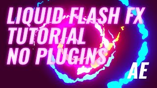 Celebrity 2D Liquid Flash FX | After Effects Tutorial | No Plugins Net Worth