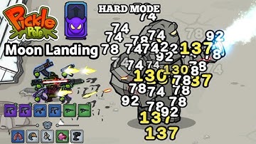 Pickle Pete: Survivor - HARD Moon Landing Gameplay Walkthrough (Android, iOS)