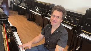 Playing The Pianos In This Incredible Piano Shop