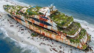 100 Year Old Abandoned Yacht Ship Transformed Into a Luxury Beach Mansion