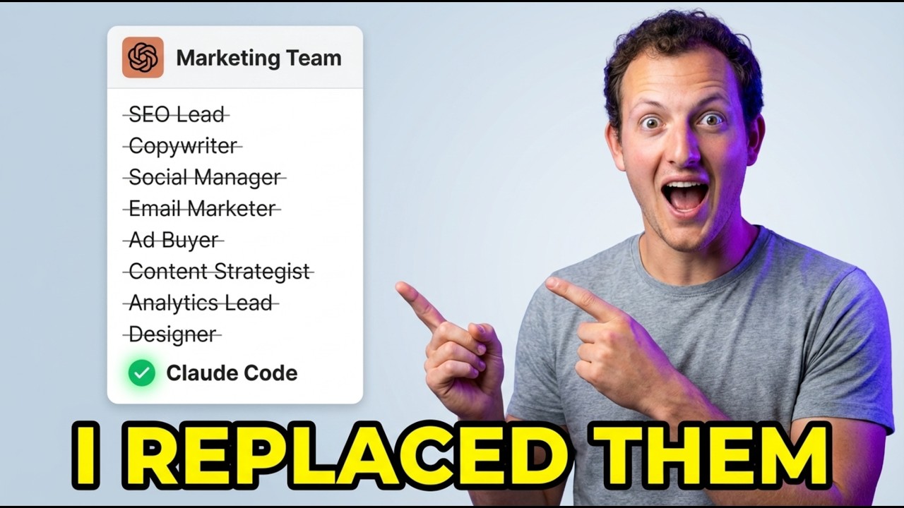 # 154 I Replaced an 8-Person Marketing Team With Claude Code (full tutorial)