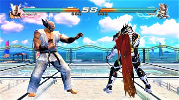 Heihachi Mishima vs Lars (Hardest AI) - Tekken 7 Arcade Mode