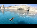 36. Sailing to the 4 BEST beaches MILOS | Amazing GREEK ISLANDS! | Sailing Greece