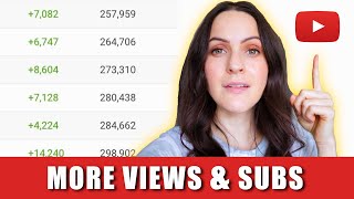 HOW TO GET MORE VIEWS &amp; SUBSCRIBERS ON YOUTUBE! 8 secrets..