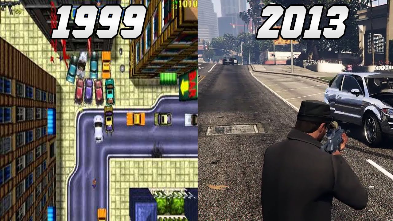 EVOLUTION OF GRAND THEFT AUTO GAMES | 1999-2013 - YouTube