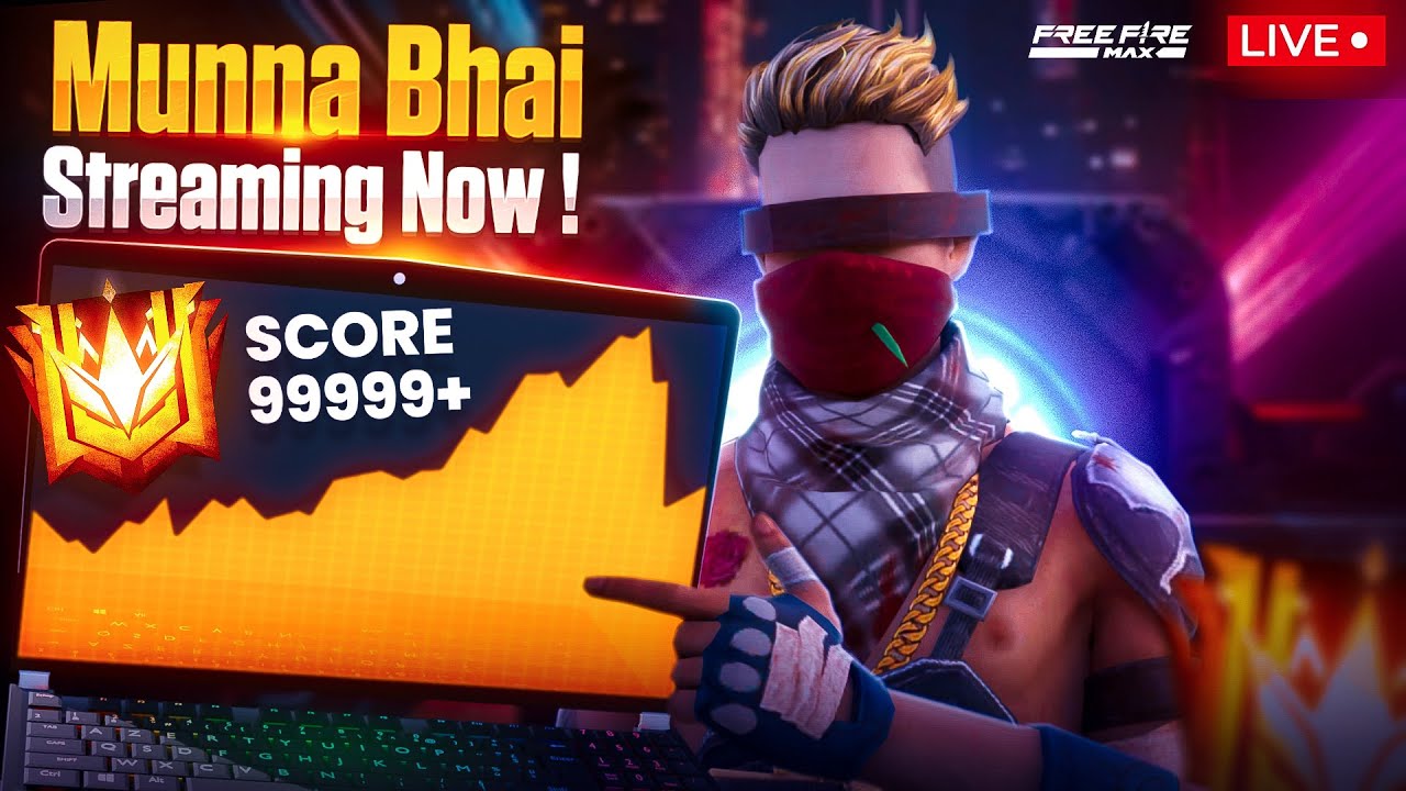 Grandmaster Live Rank Push Free Fire Telugu - Munna Bhai is Live ...