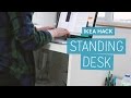 Ikea hack diy standing desk   charlimarietv