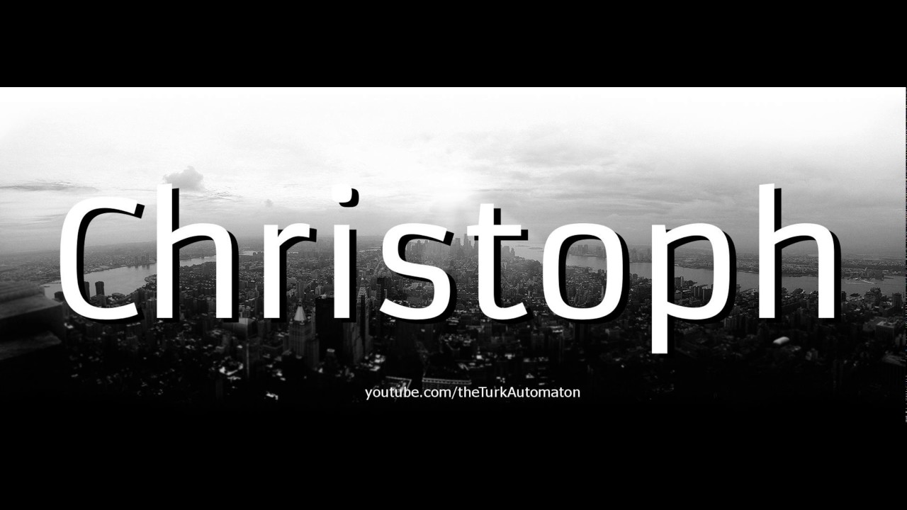 How to Pronounce Christoph Waltz in German YouTube