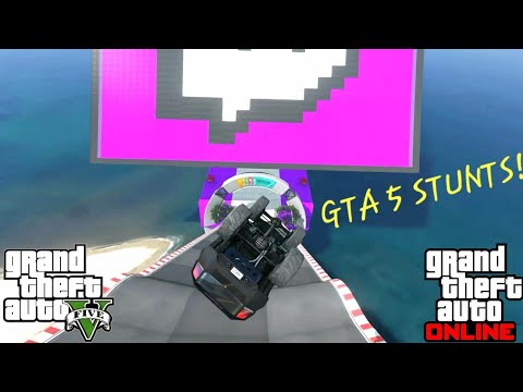 GTA 5/Online - Super Bumpy Ramp (GTA V Stunts) - YouTube