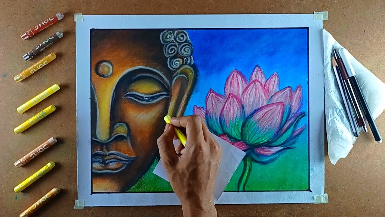 Drawing Bhagwan Buddha Easy Step By Step For Beginners😌 || The Indian ...