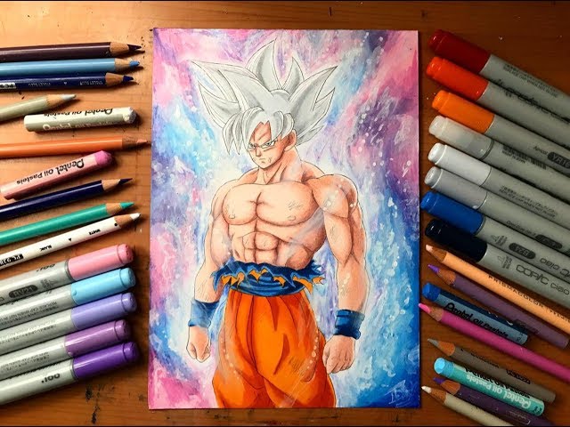 私はAashan on X: New Drawing Goku Ultra Instinct I tried mah best with what  I could do with the Aura XD The 1st part of the speed drawing of this is  uploaded