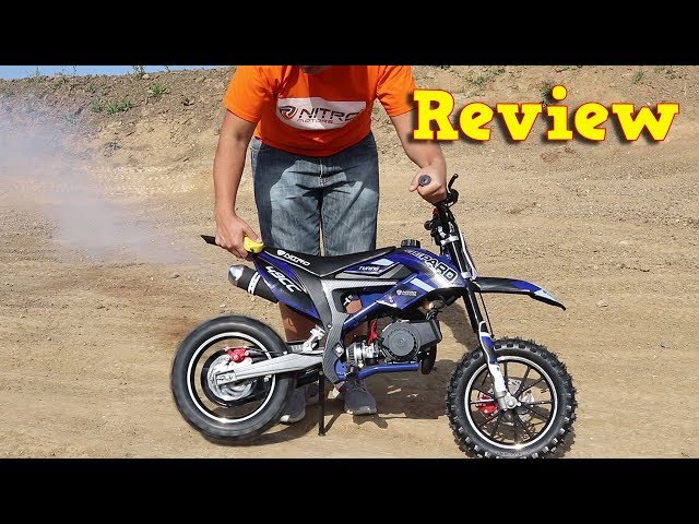 Full Review - 49cc Mini Dirt Bike Gepard Tuning - Nitro Motors 