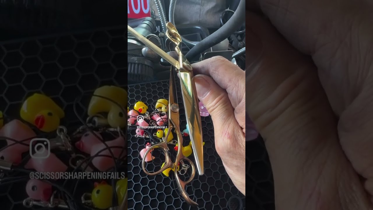 Never let your shears make Hard Contact with other tools…