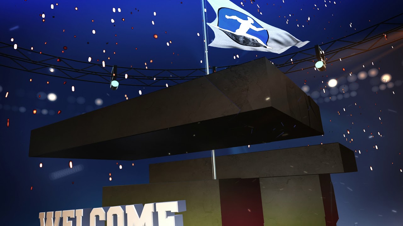 Element 3D Example of a Flag-Logo Reveal with a Flag