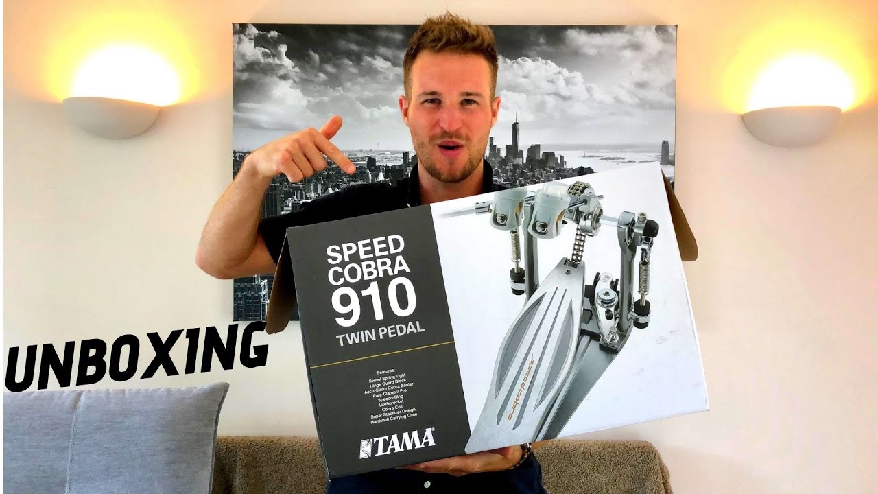 UNBOXING NEW Tama Speed Cobra 910 Double Pedal | Setup, First Play & REVIEW